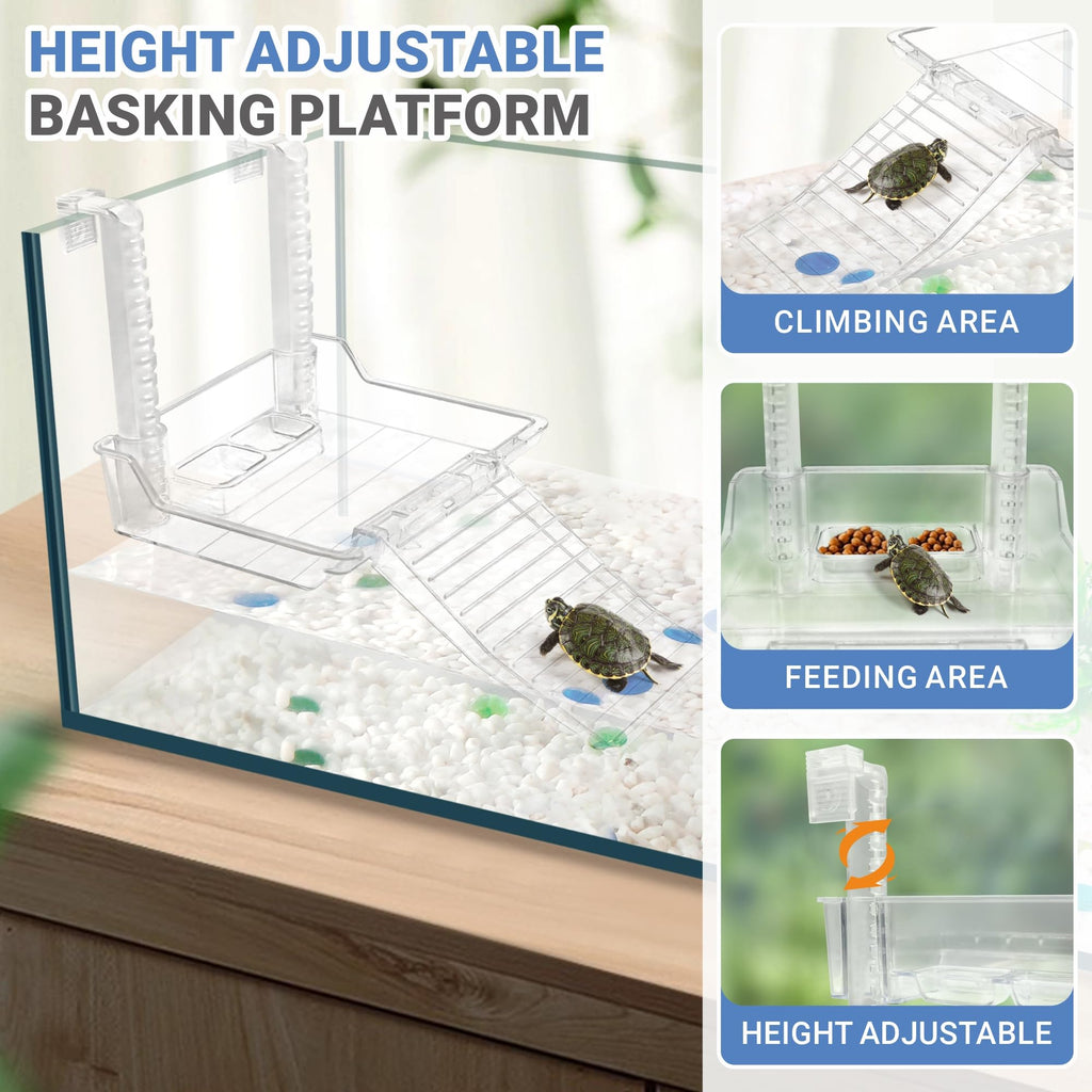 Aquatic Turtle Tank with Lamp and Filter Kit I809