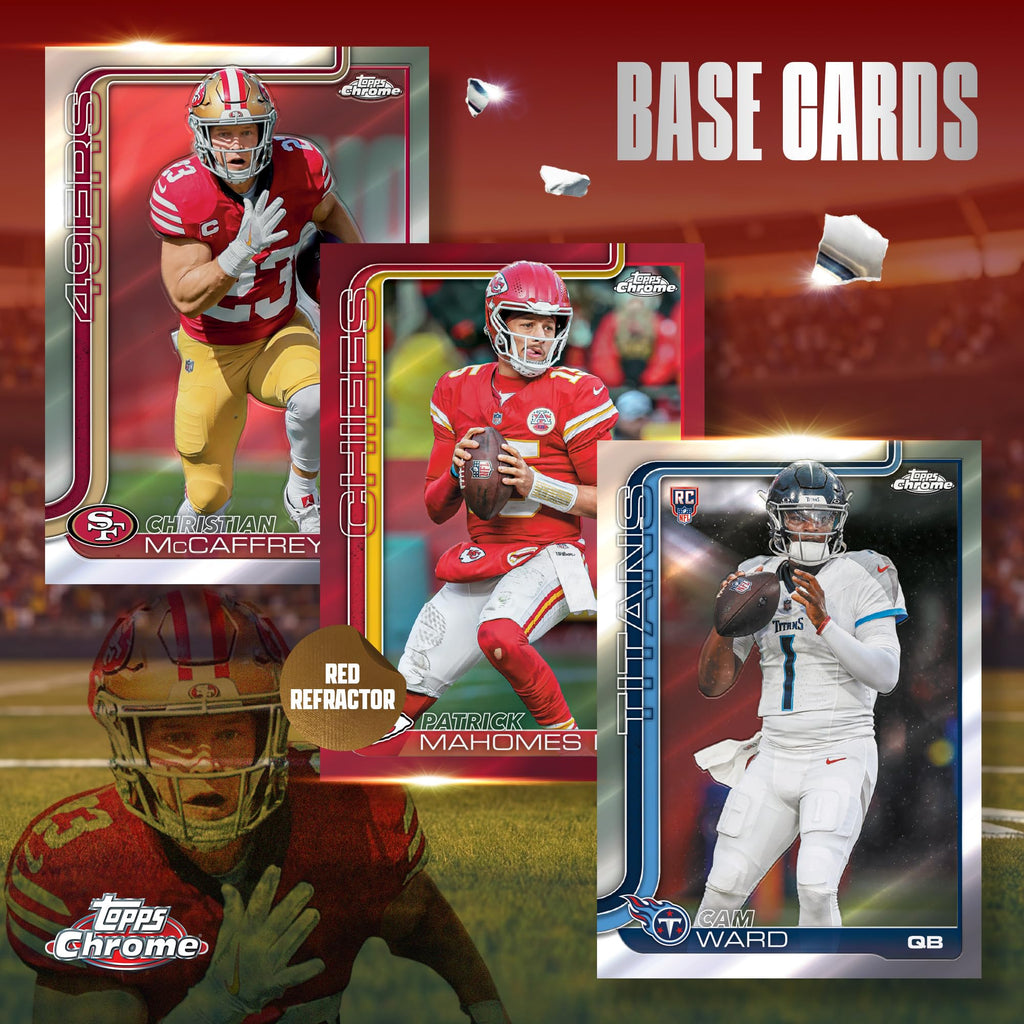 2025 Topps Chrome NFL Football Mega Box J704108