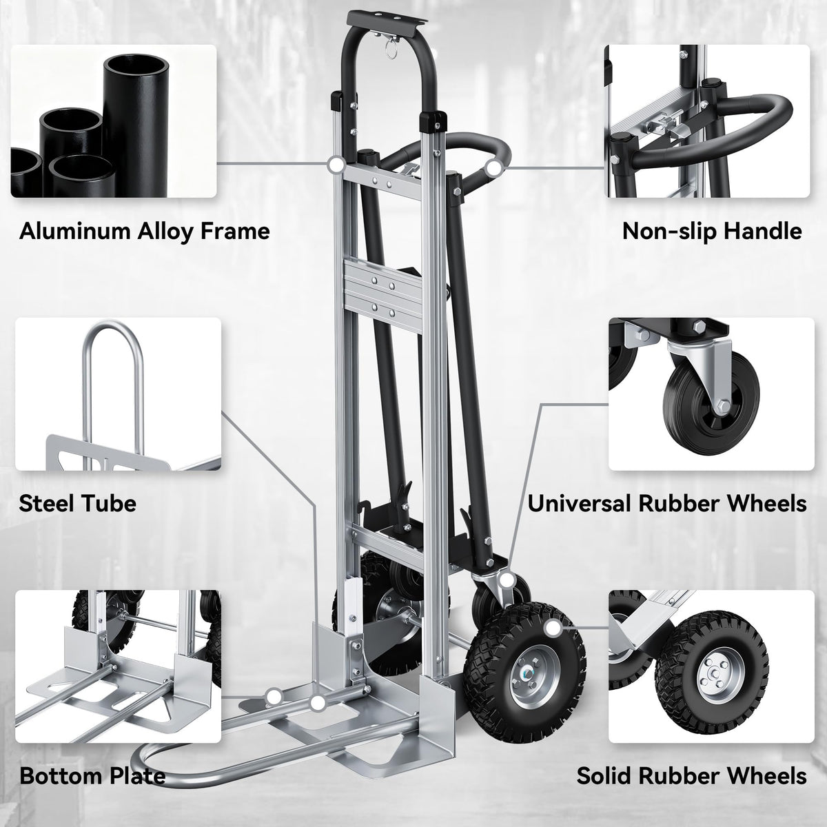 4-in-1 Convertible Dolly Cart Q79845