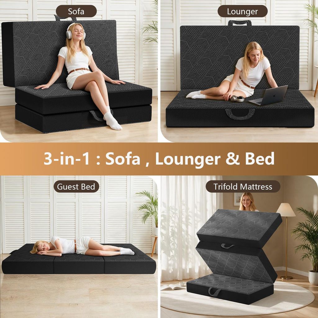 6 Inch Full Trifold Mattress S7631