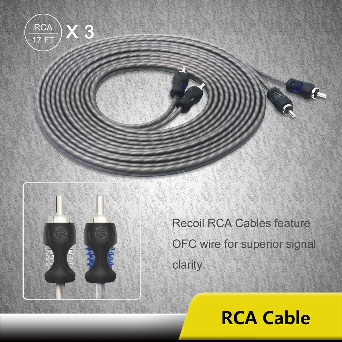 0 Gauge Car Audio Amplifier Wiring Installation Kit W866