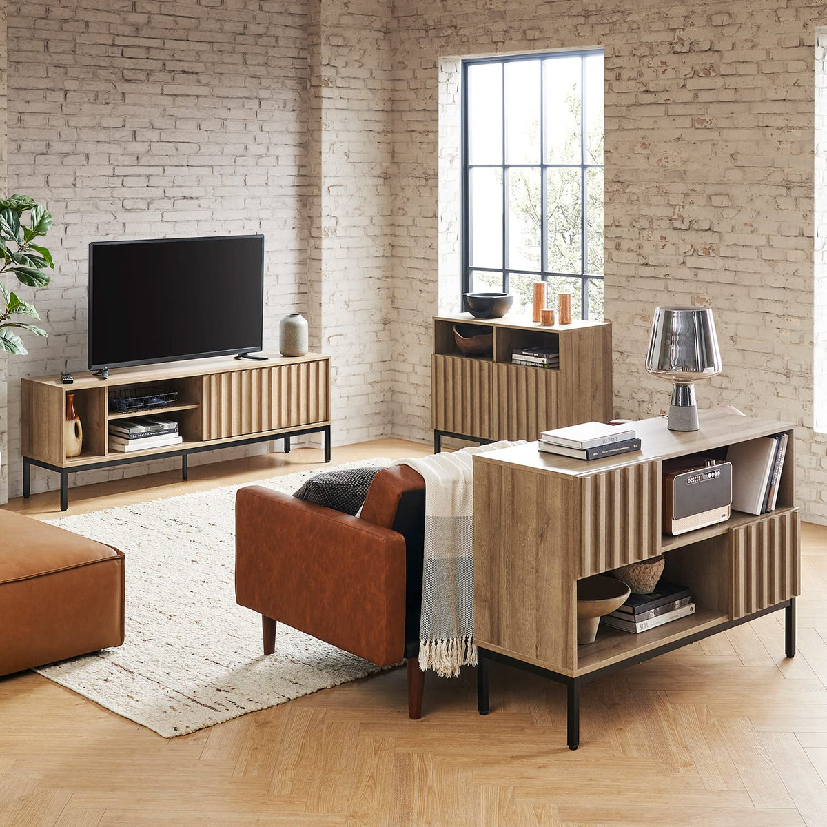 Oak Storage Cabinet Sideboard P4003
