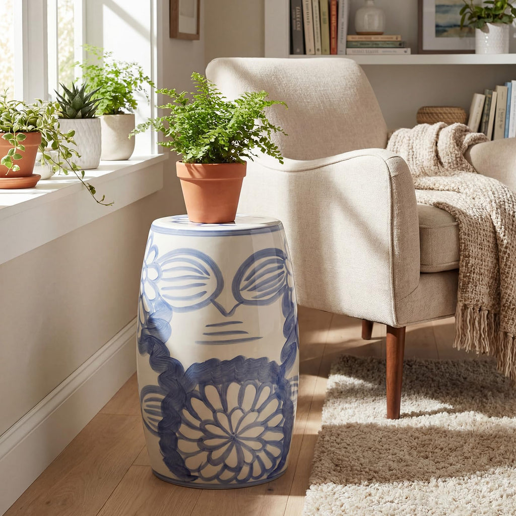 Ceramic Garden Stool Side Table K725279