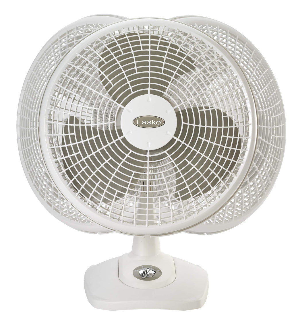 16" Oscillating Portable Table Fan with 3 Speeds, White V98796
