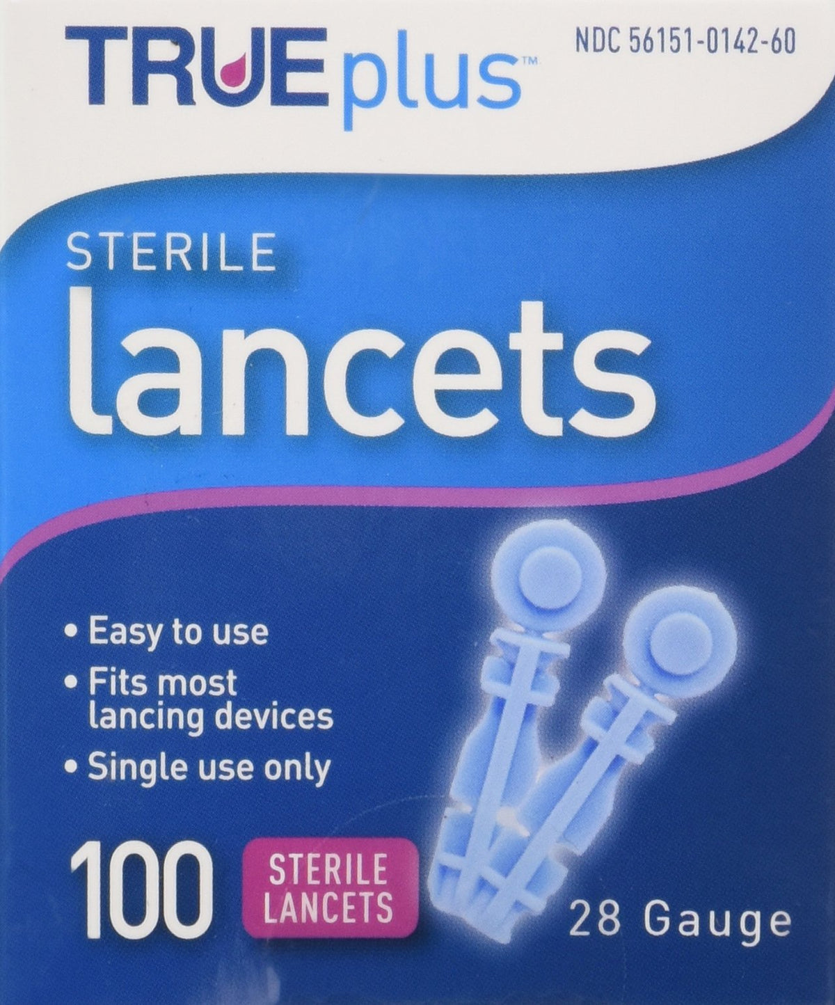 Sterile Lancets 28 Gauge 100 Count O2629