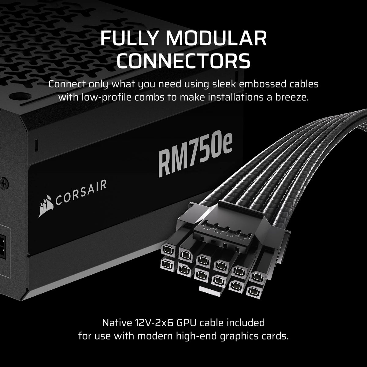 750W ATX Power Supply – Black T481745