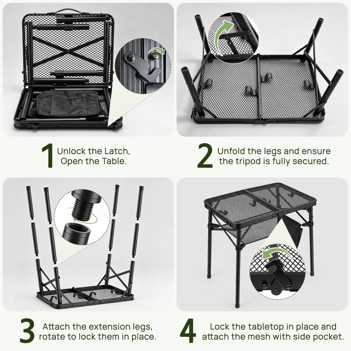 Folding Grill Table P4453