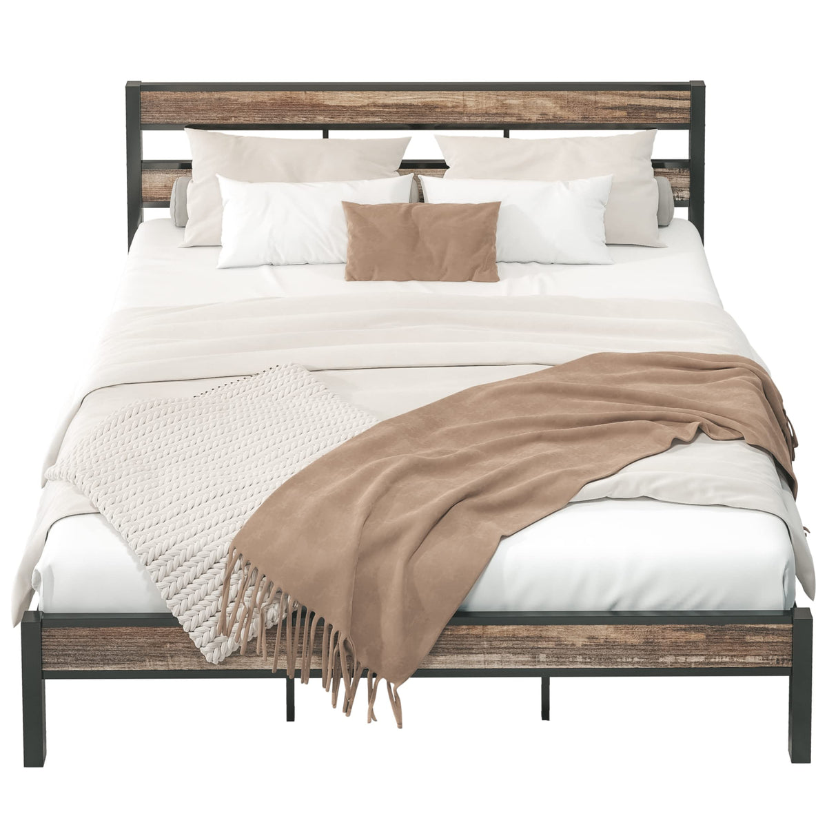 California King Bed Frame with Headboard R4440