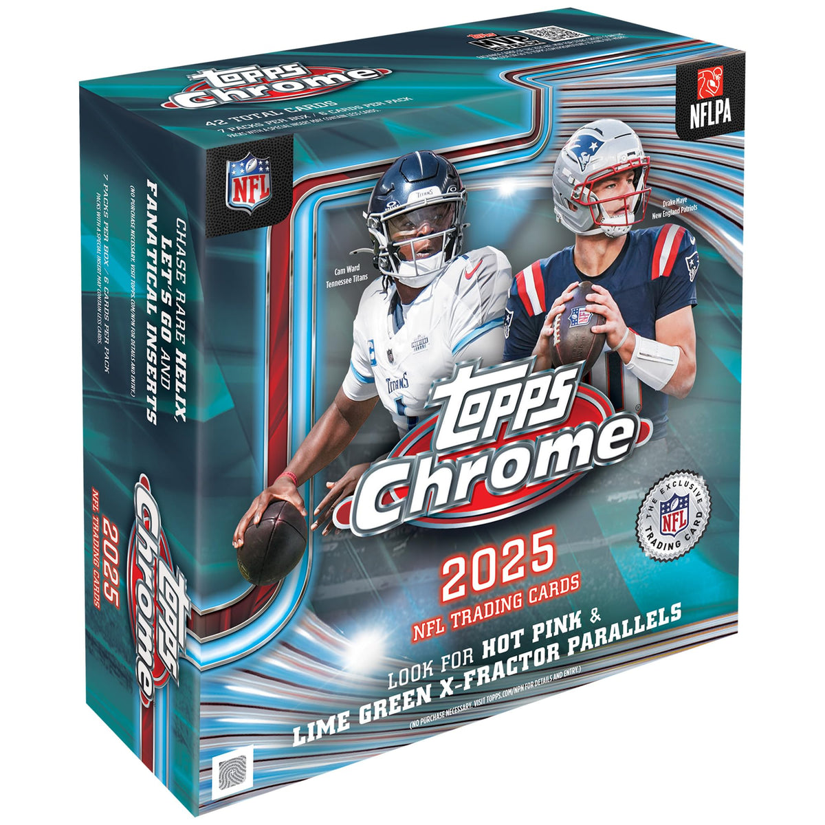 2025 Topps Chrome NFL Football Mega Box J704108