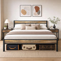 California King Bed Frame with Headboard R4440