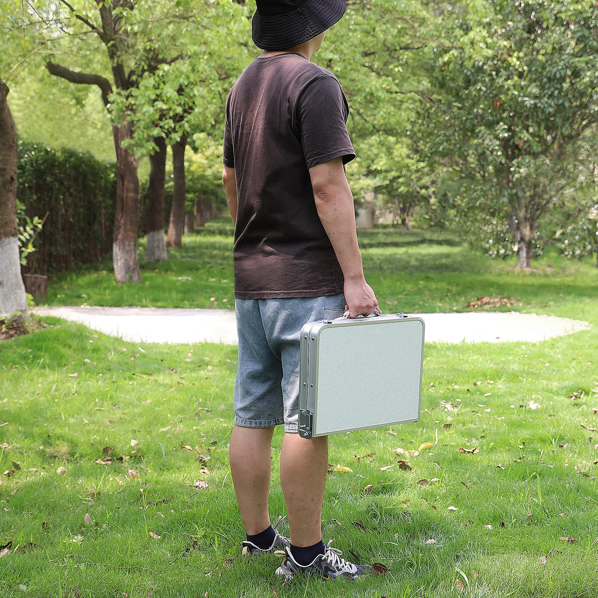Folding Camping Table with Adjustable Legs W127