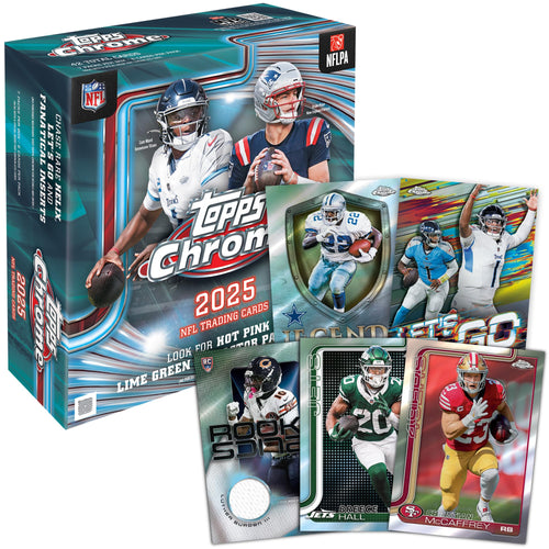2025 Topps Chrome NFL Football Mega Box J704108
