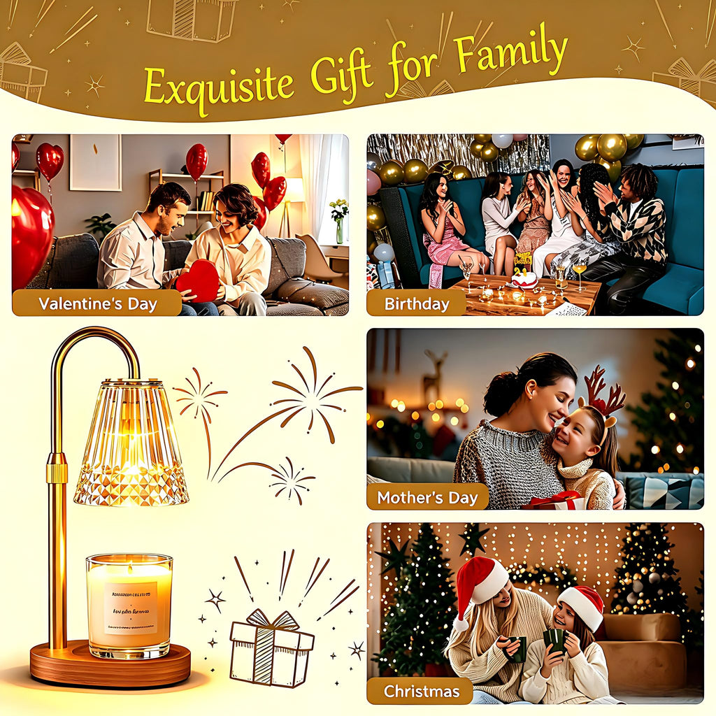 Candle Warmer Lamp with Timer & Dimmer B2307