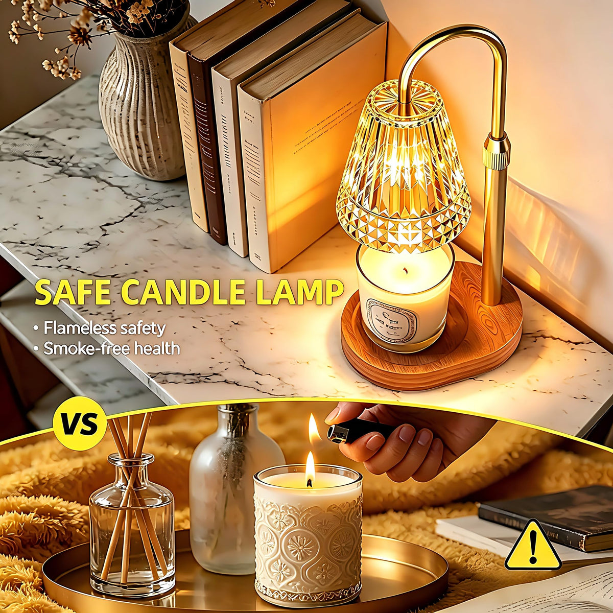 Candle Warmer Lamp with Timer & Dimmer B2307